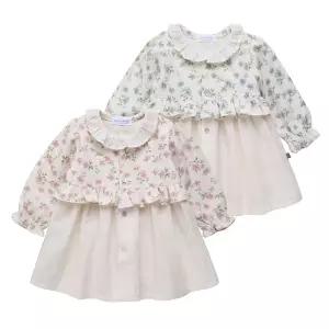 [그린베베] 영유아 봄가을용_블랑 원피스/아기원피스/아기옷/외출복/신생아/여아/돌복/백일촬영/상하세트/하객룩/KC인증/국내생산