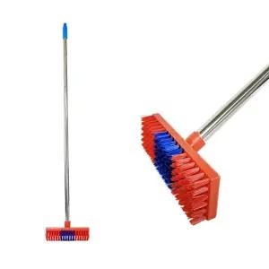 P다와시 스텐봉 120cm 욕실 바닥솔 플라스틱롱 청소 타일