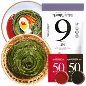 [해초미인] 미역면 18입 (비빔소스10+메밀소스8)