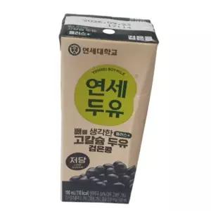 굿딜  연세두유 뼈를 생각한 플러스 고칼슘 두유 검은콩 저당 190ml 24개  buyus 굿딜 브이숍 illo001