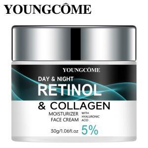 YOUNGCOME 레티놀 크림, 피부 탄력 및 광택 촉진, 영양 공급 수분 잠금, 질감 개선