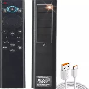BN59-01385A 삼성 TV 리모컨 태양열 충전 충전식 태양전지 배터리 필요 없음 네오 QLED UHD 프레임 테라스