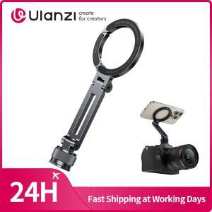Ulanzi MA07 Maglock 1/4 콜드 슈 폰 마운트 iPhone 16 용 카메라 삼각대 양면 자기