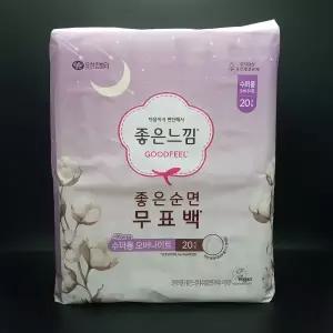 좋은느낌 좋은순면 무표백 수퍼롱 오버나이트 42cm 20개입