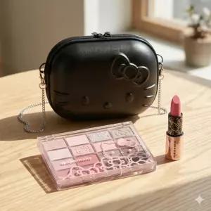 웨이크메이크 헬로키티 립 앤 아이키트(아이 팔레트+밤 스틱+레디백) 2COLOR
