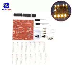 Diymoe-NE555 74HC595 16 채널 16 비트 led 워터 흐르는 빛 모듈 DIY 키트 arutino 용접 학습 키트