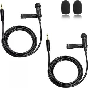 DJI 마이크 2 무선 송신기용 SPTSSWET 2pcs 라발리에 로드 와이어리스 GO II 유선 홀리랜드 라크 맥스