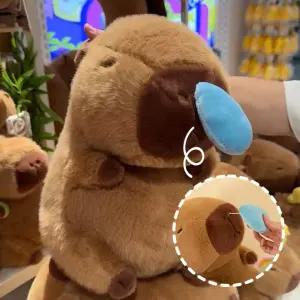 콧물 카피바라 인형 필로우 쿠션 꿀잠 애착 선물 인형 베개 카피바라 쿠션