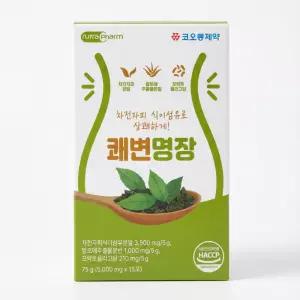 코오롱제약 차전자피 식이섬유 쾌변명장 15포+15포 총 2박스