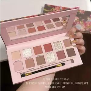 Dawang로즈브라운 12컬러 아이섀도우 팔레트 유화풍 메이크업 음영 메이크업 팔레트