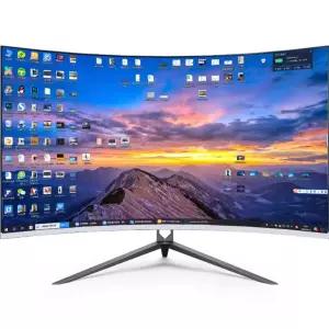 와이드모니터 32인치 게임 PC 커브드 주식투자 곡면