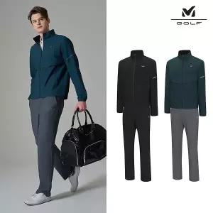 (명품 트리코트)밀레골프 남성 여름 셋업 2종