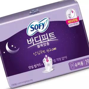 쏘피 바디피트 볼록맞춤 슈퍼롱 10개 x 6팩