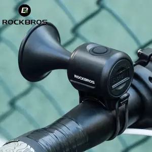 자전거크락션 따릉이 벨 ROCKBROS 자전거 전자 경적 안전 사이클링 전기 IPX4 방수 경고 링