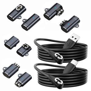AfterShokz Aeropex AS800 및 OpenComm ASC100SG 샥스 OpenRun Pro 미니 골전도 헤드셋용 마그네틱 충전 어댑터