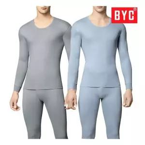 정아스토어 BYC 슬라이트 남성 내복상하세트 간절기 남자얇은내복 면내의
