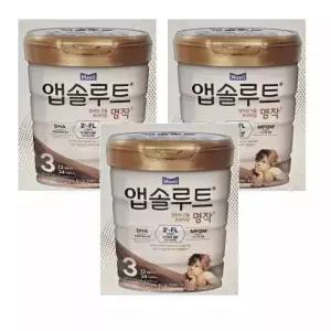 3캔 엄마의 선물 프리미엄 명작 분유 3단계 800G