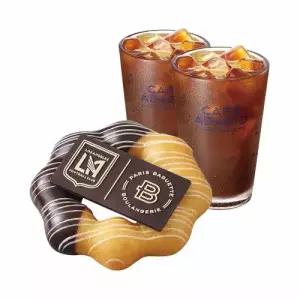[파리바게뜨] LAFC콜라보, LA쫀득도넛+아이스 아메리카노 2잔