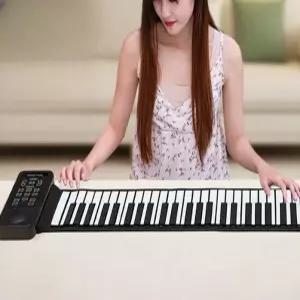 롤건반 전자피아노 휴대용 88건반 소프트 키보드 악기 연습 접이식 포터블