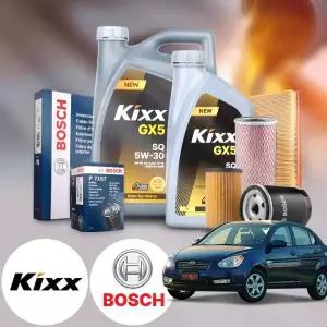 베르나(뉴)(02~10) 가솔린 Kixx 엔진오일세트 킥스 GX5 SQ 5W30