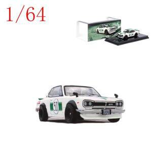 INNO 다이캐스트 1/64 스케일 닛산 2000GT-R 스카이라인 KPGC10 쇼 에디션 합금 자동차 모델 장난감 소