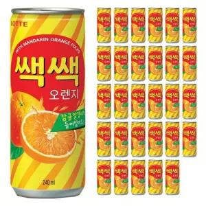 롯데 쌕쌕 오렌지 240ml x 30캔입