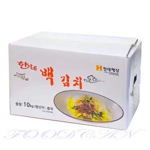한가네 백김치 10kg 배추물김치