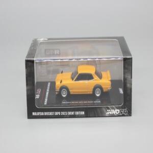 Inno 1/64 합금 자동차 모델 2000 GTR 스카이라인 KPGC10 개조 LB 말레이시아 한정 전시