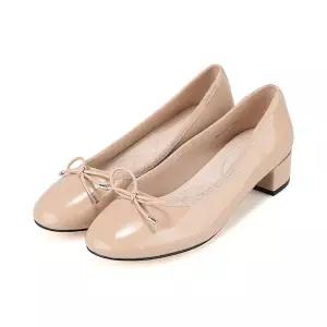 BABARA [상품]소가죽 페이던트 베이직 리본 구두3.5cm BLJ111BE 919766