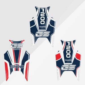 3D 레진 바이크 오토바이 연료 탱크 패드 데칼 가스 보호 스티커 (R1200GS GS R ADV 2019-2023 2022 20)