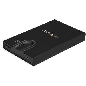 StarTech.com 바이오메트릭 인클로저 - 암호화된 USB 3.0 2.5인치 SATA 하드 드라이브 인클로저 - 지문/비밀번호 액세스 - 256비트 AES 데이터 암호화 - 외장 USB 3.1세대 HDD/SSD(S251BMU3FP)