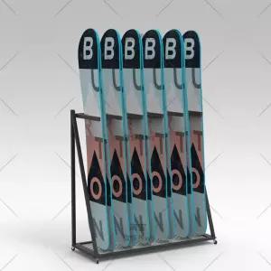 스노우보드 데크 진열대 바퀴형 전시 보관대 디스플레이 거치대 보관함 가정용 매장용