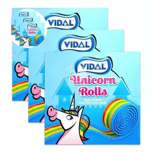 비달 유니콘롤스 젤리 456g 3곽 롤라벨타 비달 간식