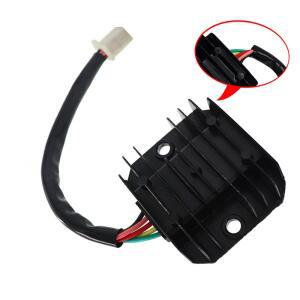 [호환품]바이크 오토바이 4/5 와이어 전압 조정기 정류기 5 핀 FXD ZJ 12V GY6 스쿠터 ATV 50cc 125cc