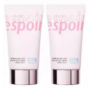 에스쁘아 워터 스플래쉬 시카 톤업 선크림 SPF50+ PA++++ 60ml 2개