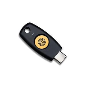 [미국배송] FIDO2 U2F 보안 키 패스키 이중 인증(2FA) USB PIN+터치(비생체학적) USB-C 타입 트러스트키 T120