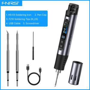 FNIRSI HS 휴대용 충전식 10W 450 납땜 무선 100 인두 03