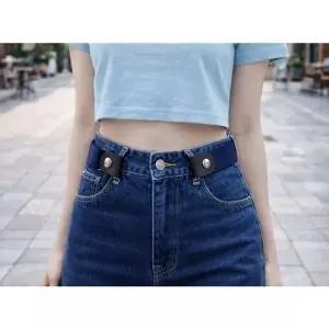 빅사이즈벨트 노버클 버클없는벨트 캐주얼 허리벨트 프리사이즈-...