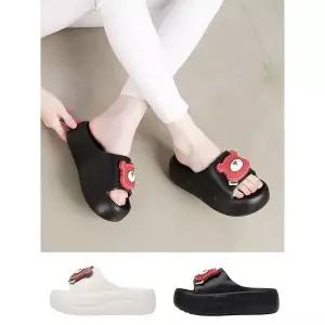 [하프클럽/]EVA 여성 통굽 슬라이드 슬리퍼 5cm
