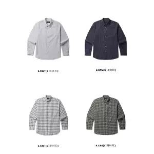 [롯데백화점]리얼지오지아 SS) 썸머 체크 스트라이프 시어서커 셔츠 4컬러 ADF2WC18031804