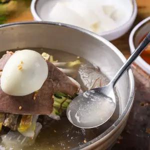 농민식품 칡냉면 2kg + 동치미맛 냉면육수 350g 10개