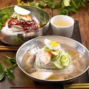 농민식품 칡냉면 2kg + 비빔장 60g 5개 + 사골맛 냉면육수 350g 5개