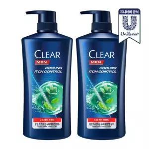 클리어 맨 쿨링 이치 샴푸 650ml 2개