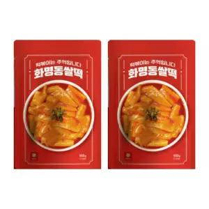 화명동쌀떡 최화정 떡볶이 2인분 X 2팩 쌀떡볶이