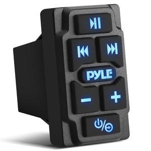 파일 로커 스위치 무선 BT 오디오 컨트롤러, 자동차, 트럭, 보트, 4x4, 파워스포츠 차량용 방수 등급 해상 수신기 리모컨, 외부 장치에서 오디오 연결 및 스트리밍