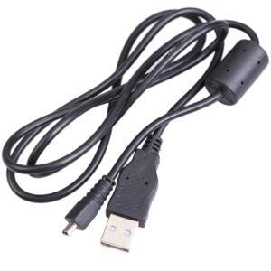 모아식 미니 커넥터 USB 케이블 플러그 앤 플레이 카메라 데이터 코드 니콘 쿨픽스 S01 S2600 8 핀