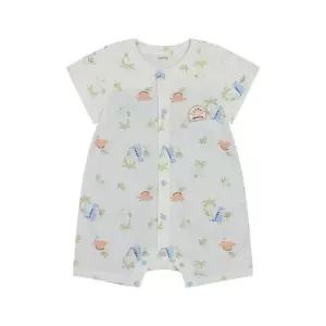 아가방 TC01 아가방 여름 빅토공룡랜드 반팔 5부 우주복 IVORY  01T327505