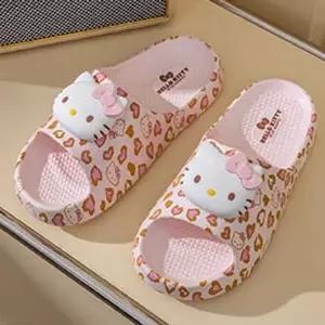 헬로키티 호피키티 페이스 슬리퍼 거실화 240mm (핑크)