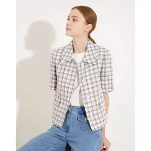 트위드 크랍 자켓___VOCFU3M4321