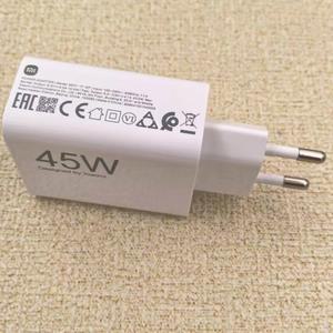 샤오미 정품 45W EU 터보 고속 충전기 플러그 충전 전원 어댑터 (MI 8 9 Pro Redmi Note 14 5G K30 1M 6A 타입 C 케이블 포함)